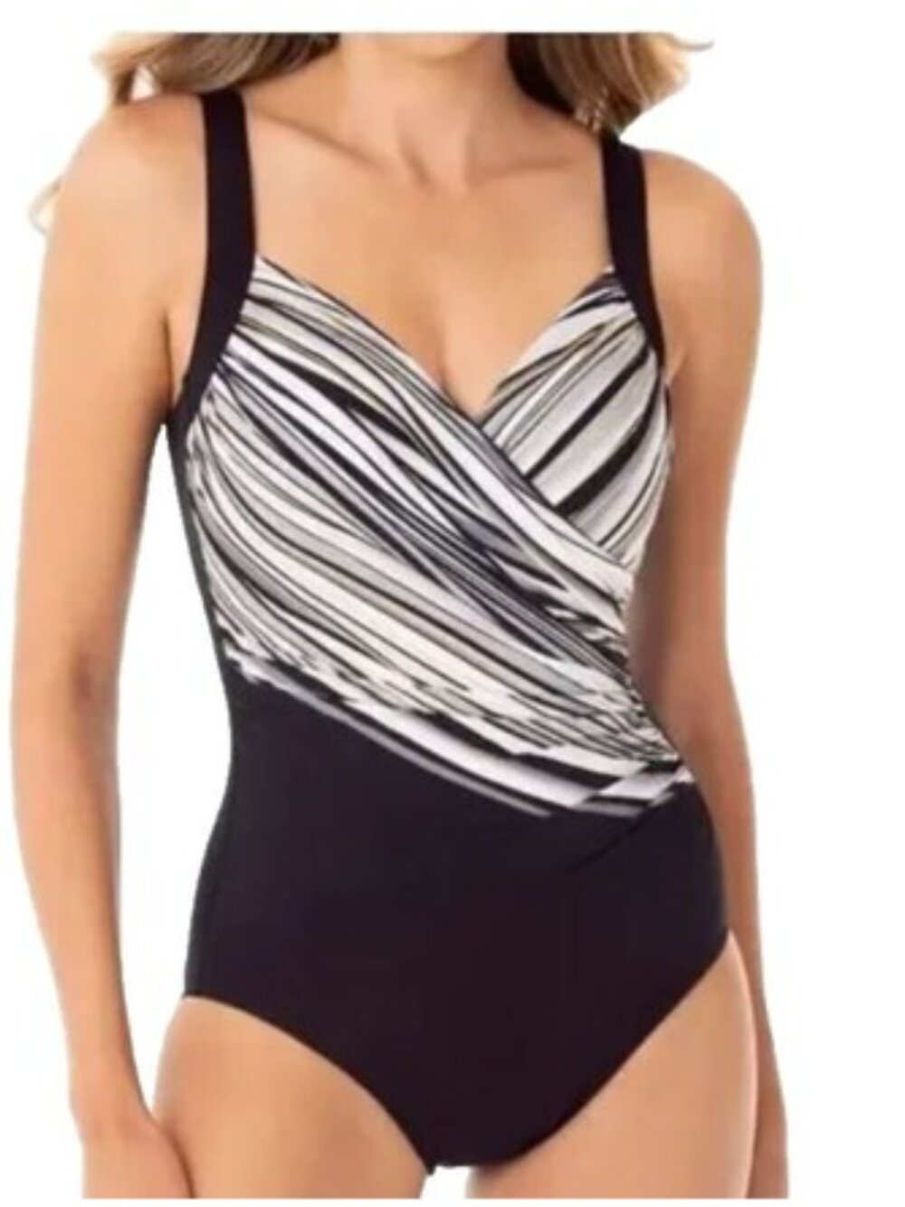 Miraclesuit Sanibel Underwire in Shimmer Sands One Piece Swimsuit Size 16